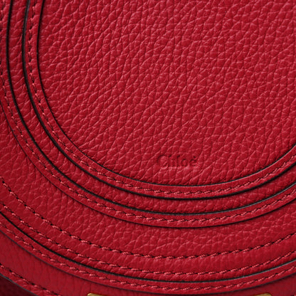 Chloe Calfskin Mini Marcie Round Crossbody Bag Red 11 of 11