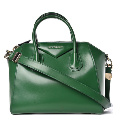 Givenchy Shiny Lord Calfskin Small Antigona Emerald 1 of 16