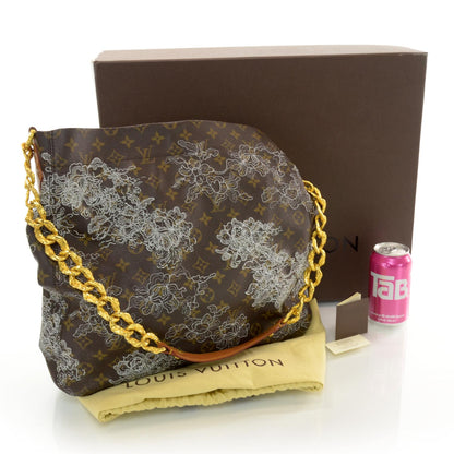 Louis Vuitton Monogram Dentelle Fersen Silver 2 of 6