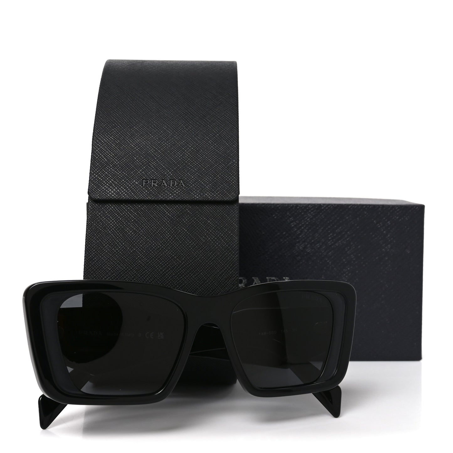 Acetate Symbole Sunglasses SPR 08Y Black