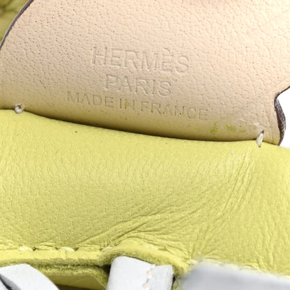 Hermes Milo Lambskin Grigri Rodeo Pegase Horse Bag Charm PM Jaune Bourgeon Bleu Brume Nata 3 of 4