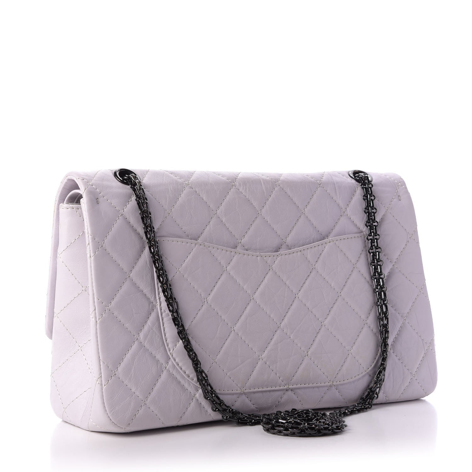 Chanel Aged Calfskin 2.55 Reissue 227 Flap White 3 of 13