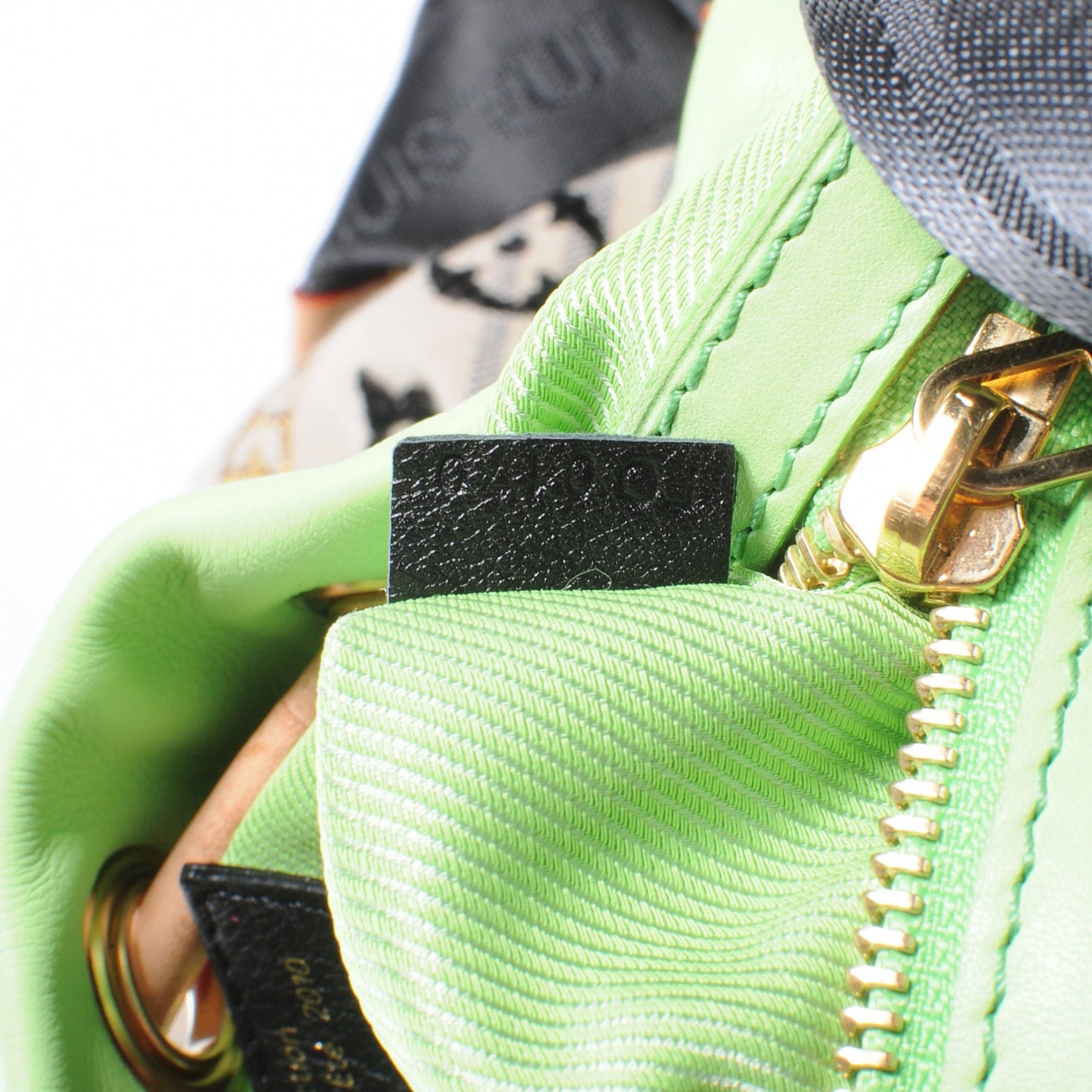Fabric Jacquard Monogram Cheche Gypsy PM Vert
