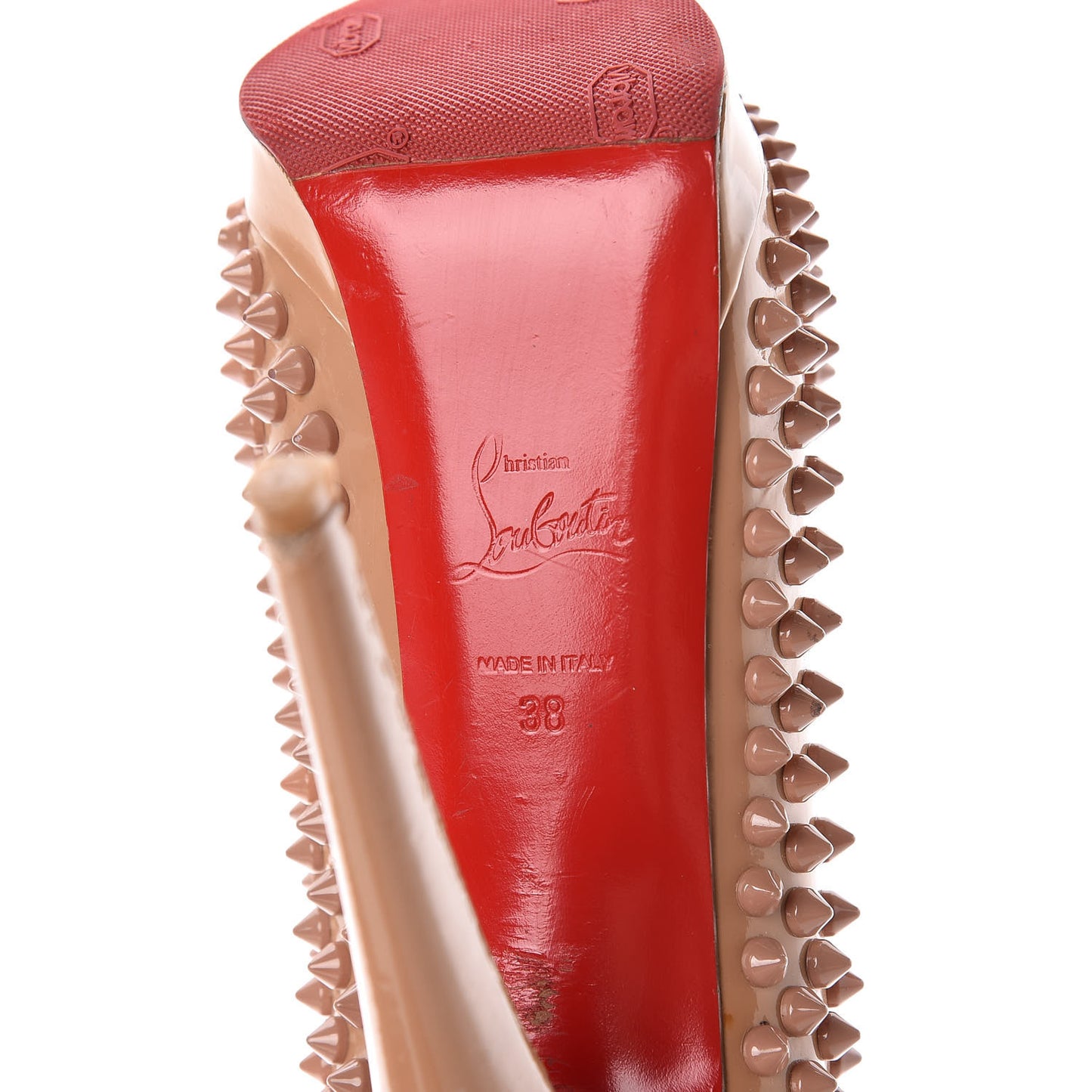 Patent Alti Spikes 140 Pumps 38 Nude