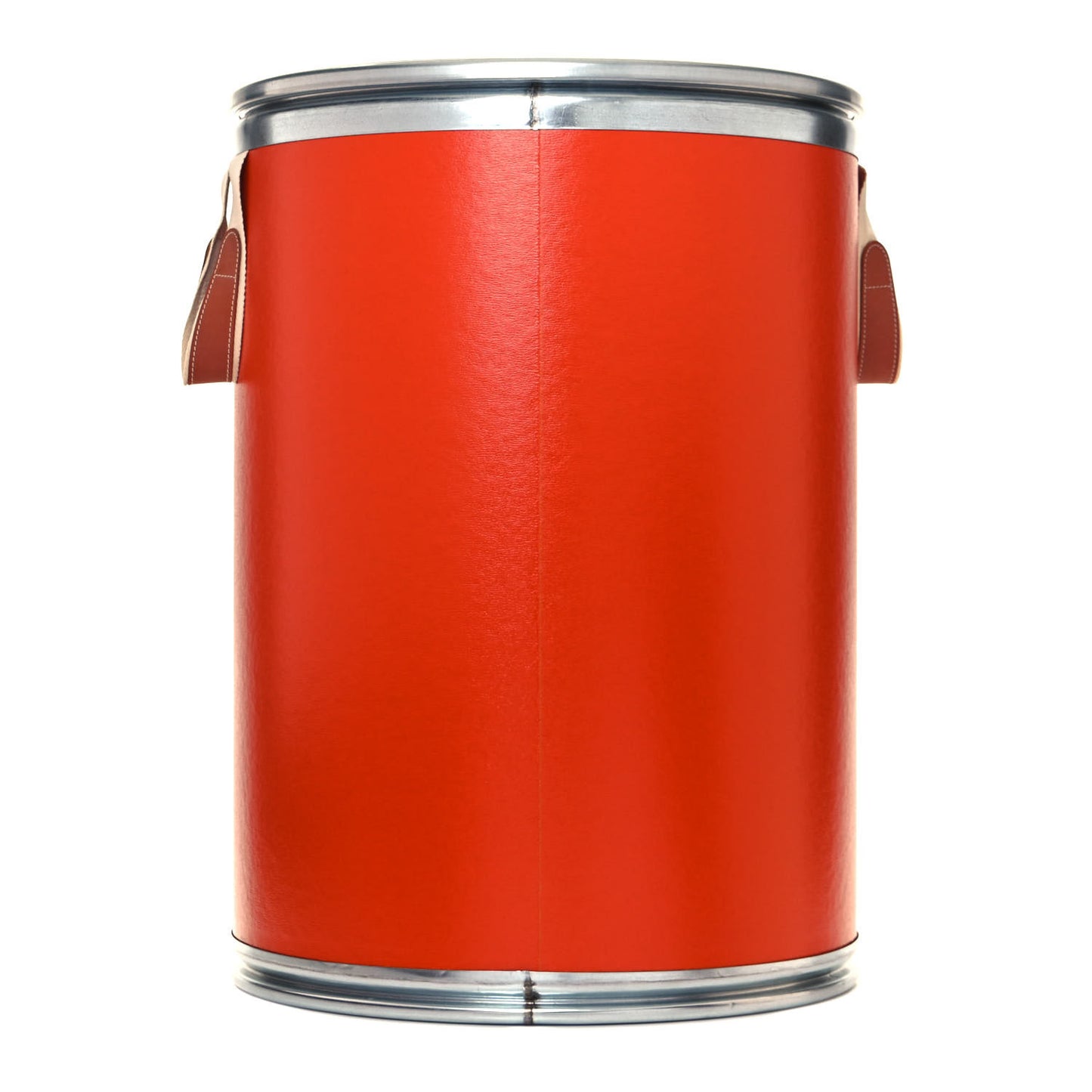 Kraft Paper Metal Canvas Saddle Box Orange