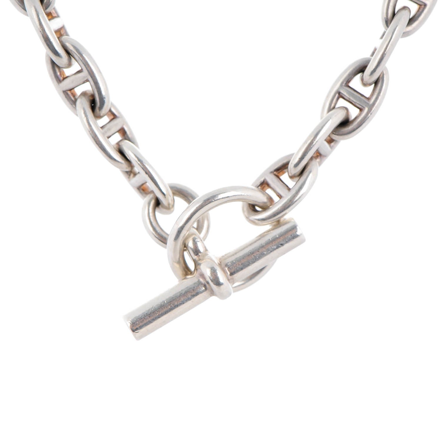 Hermes Sterling Silver Chaine D'Ancre Necklace PM 3 of 6
