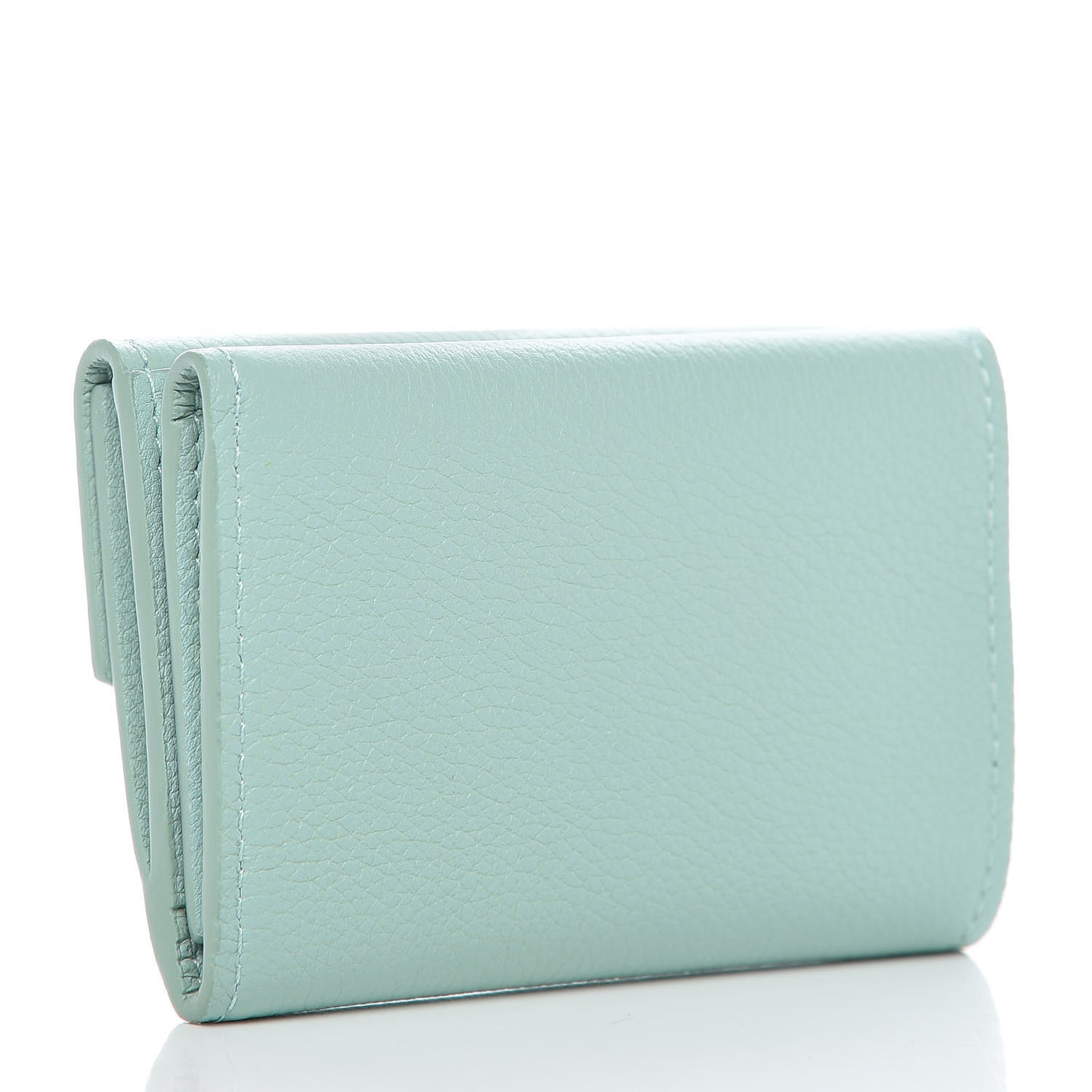 Calfskin Lockmini Wallet Menthe