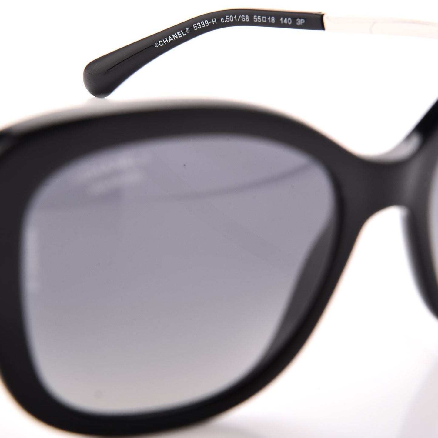 Square Winter Polarized Pearl Sunglasses 5339-H Black
