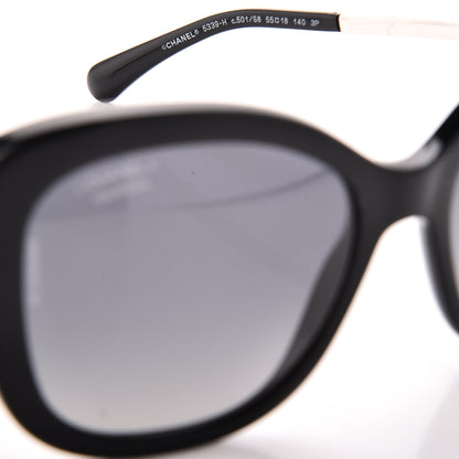 Chanel Square Winter Polarized Pearl Sunglasses 5339-H Black 5 of 8