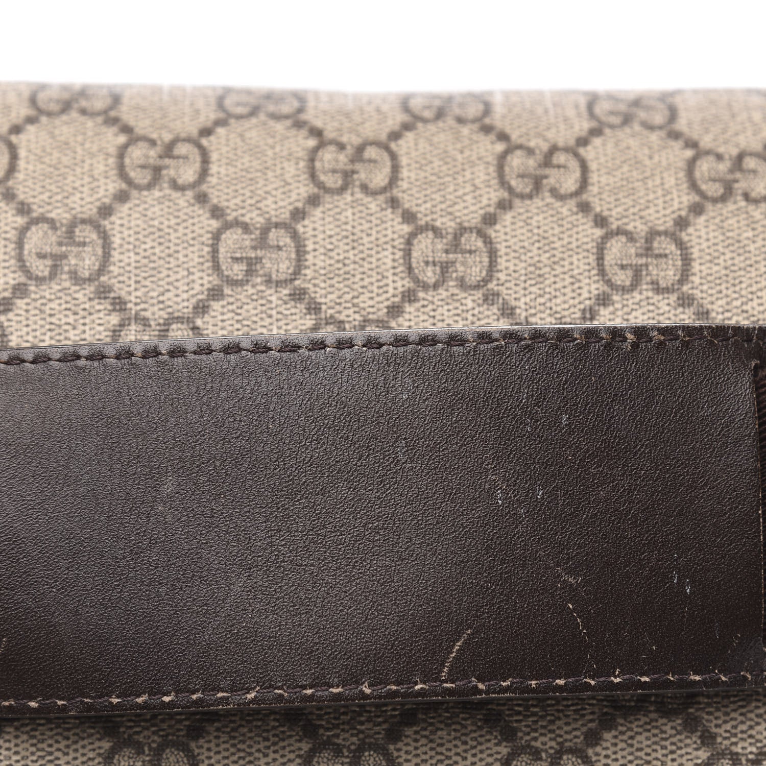 Gucci GG Plus Monogram Messenger Diaper Bag Dark Brown 12 of 12