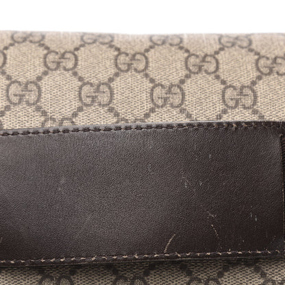 Gucci GG Plus Monogram Messenger Diaper Bag Dark Brown 12 of 12