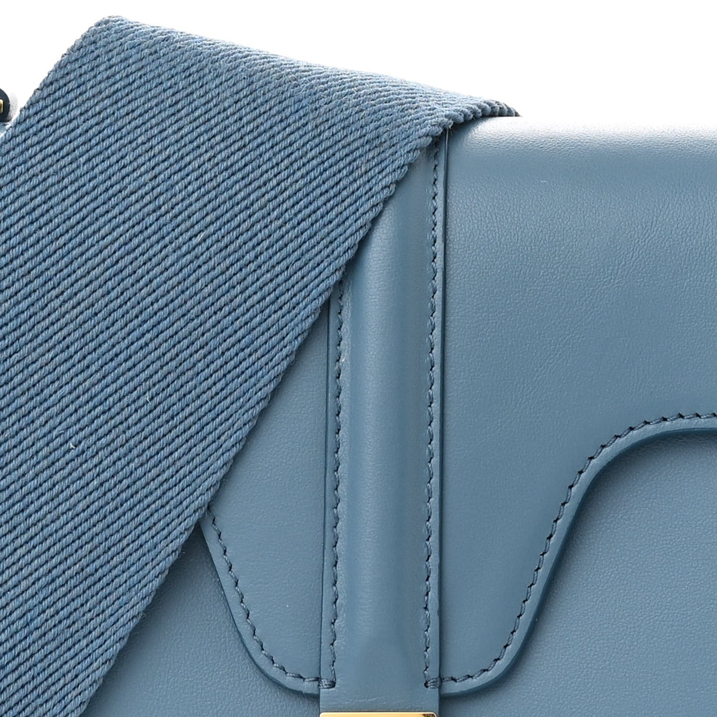 Smooth Calfskin Teen 16 Crossbody Bag  Blue