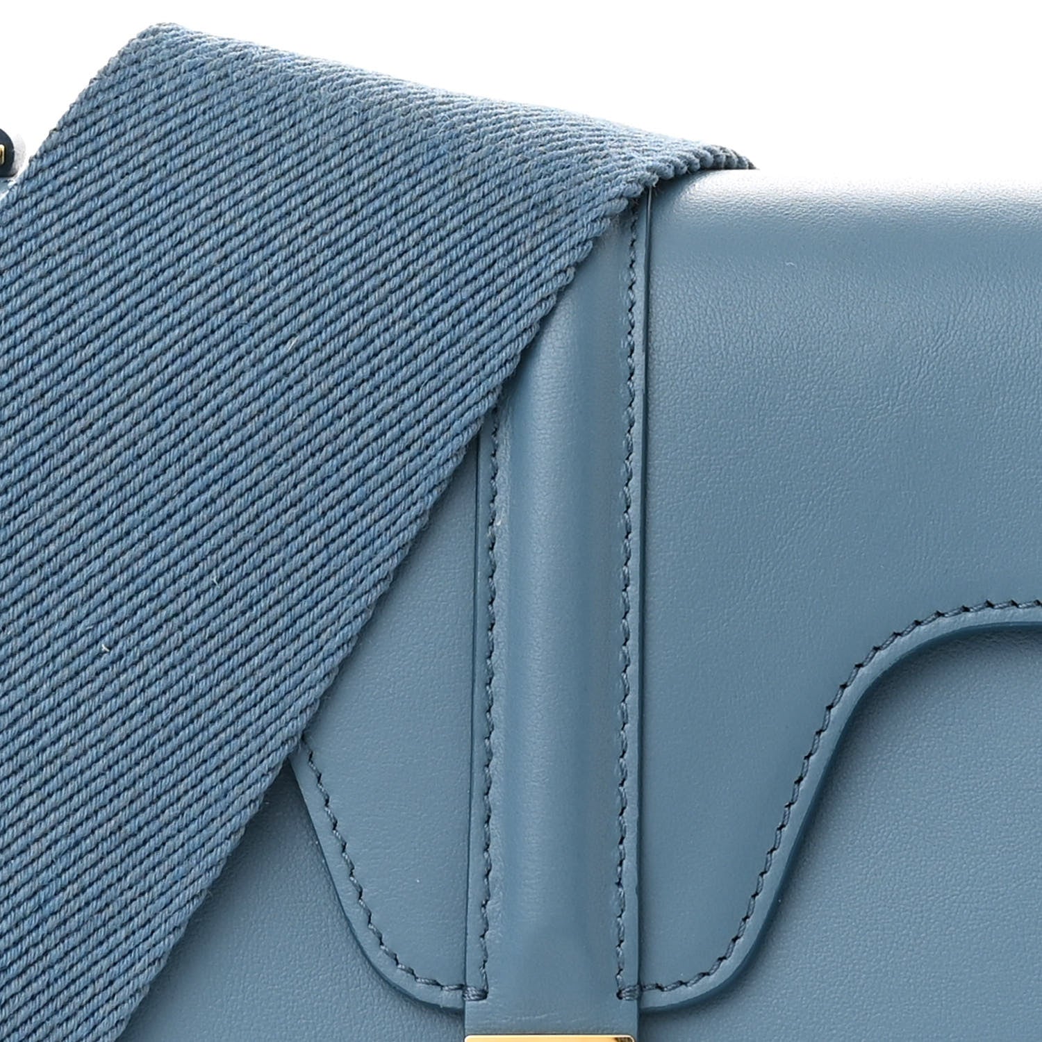 Celine Smooth Calfskin Teen 16 Crossbody Bag  Blue 10 of 13