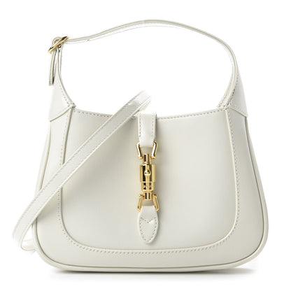 Gucci Boarded Dyana Lux Calfskin Mini Jackie 1961 Hobo Mystic White 1 of 10