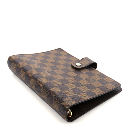 Louis Vuitton Damier Ebene Medium Ring Agenda Cover 7 of 16