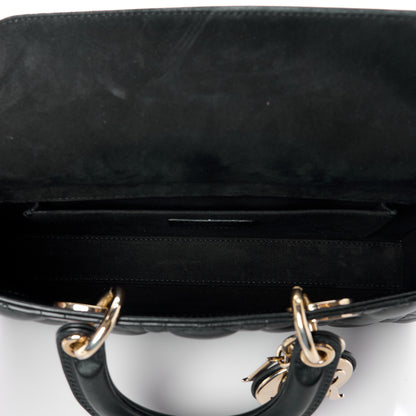 Christian Dior Lambskin Cannage Small Lady D-Joy Black 5 of 10
