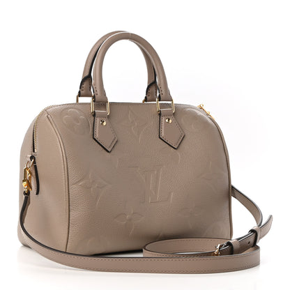Louis Vuitton Empreinte Monogram Giant Speedy Bandouliere 25 Tourterelle 3 of 8