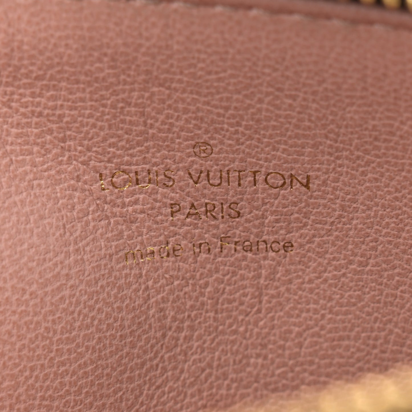 Lambskin Embossed Monogram Coussin PM Black