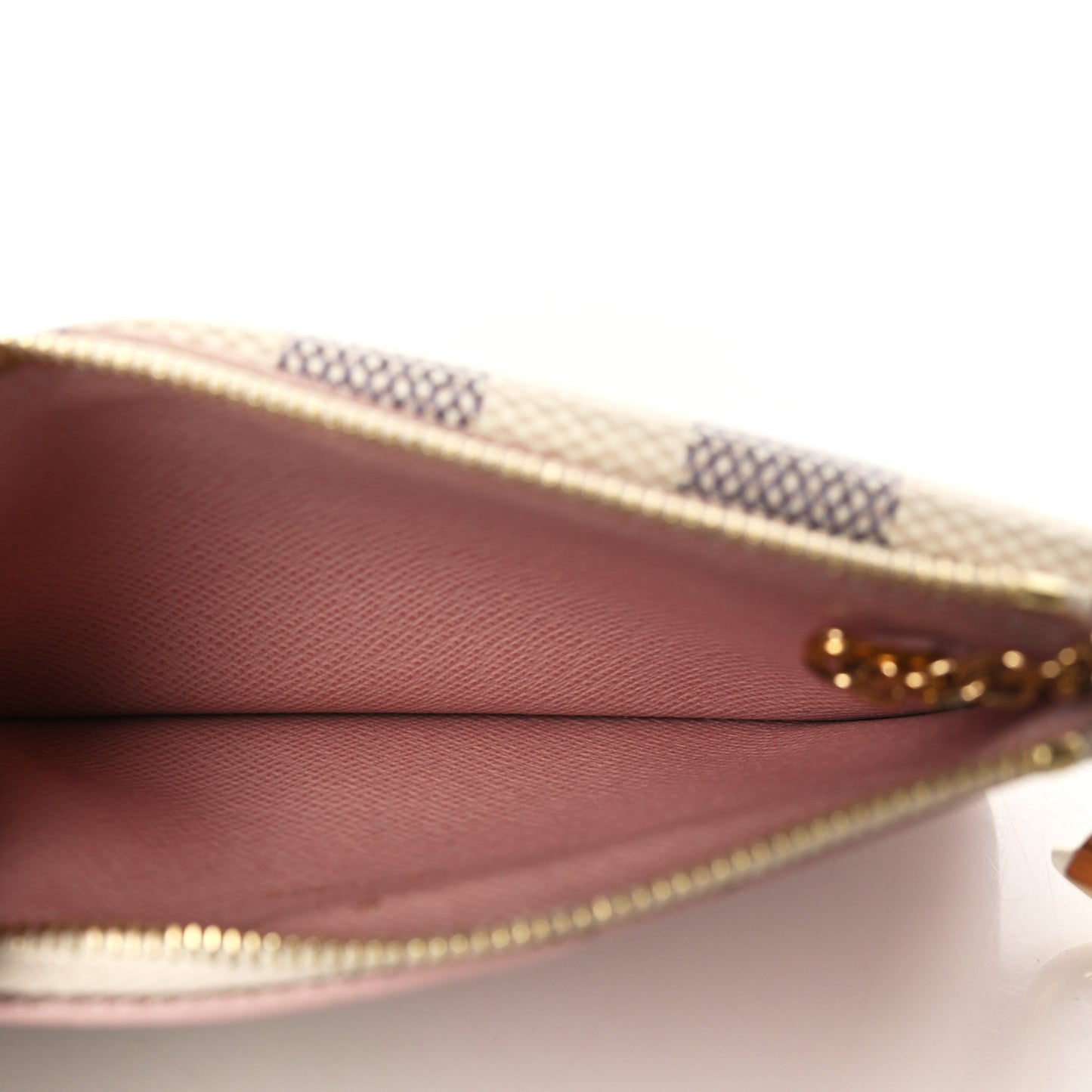 Damier Azur Recto Verso Card Holder Rose Ballerine
