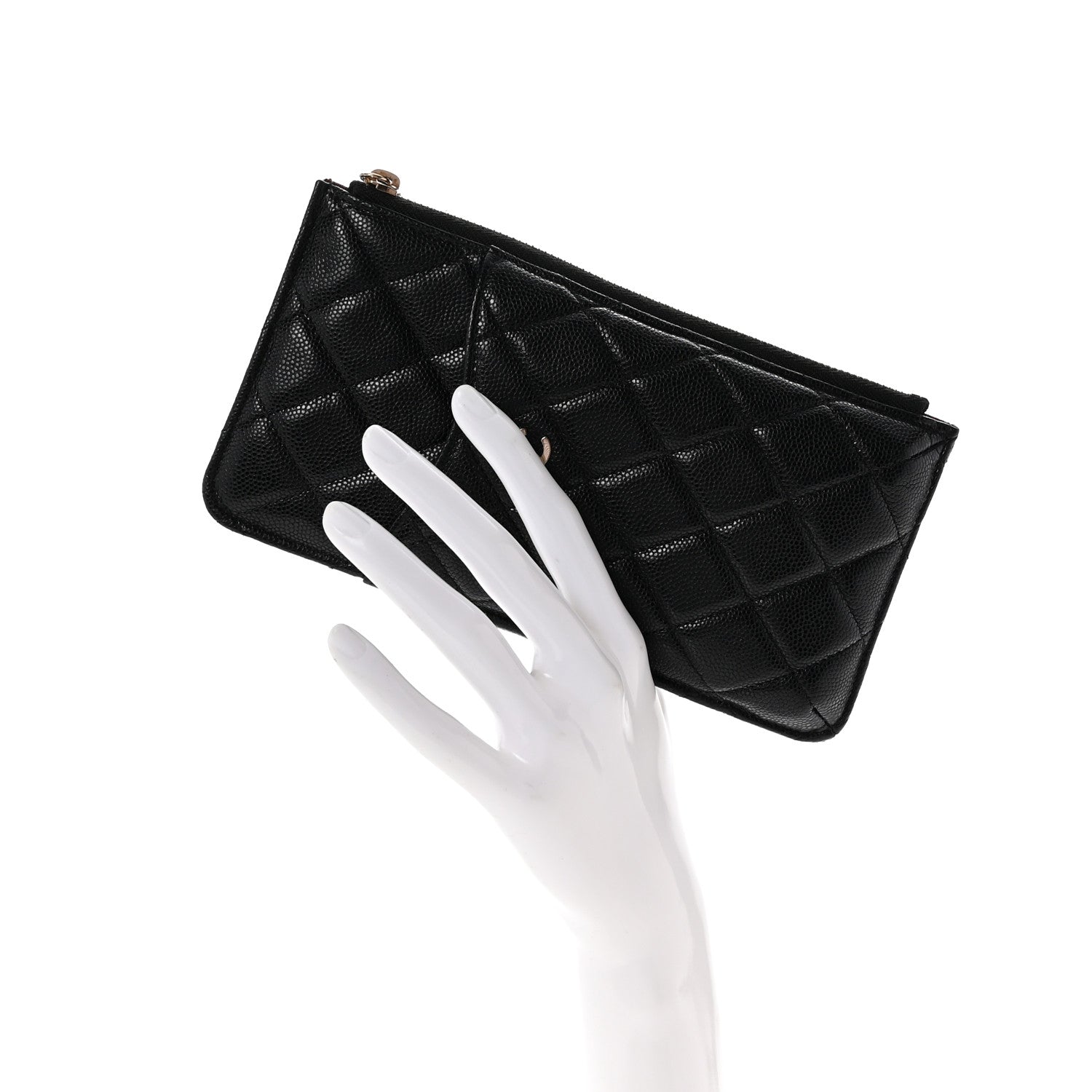 Chanel Caviar Quilted Classic iPhone Pouch Black 2 of 7