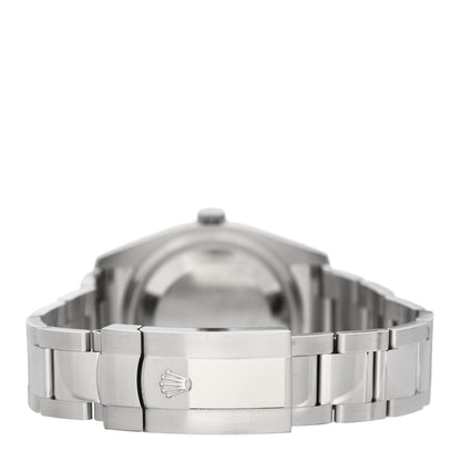 Rolex Stainless Steel 18K White Gold 36mm Oyster Perpetual Datejust Watch Silver Roman 116234 3 of 4