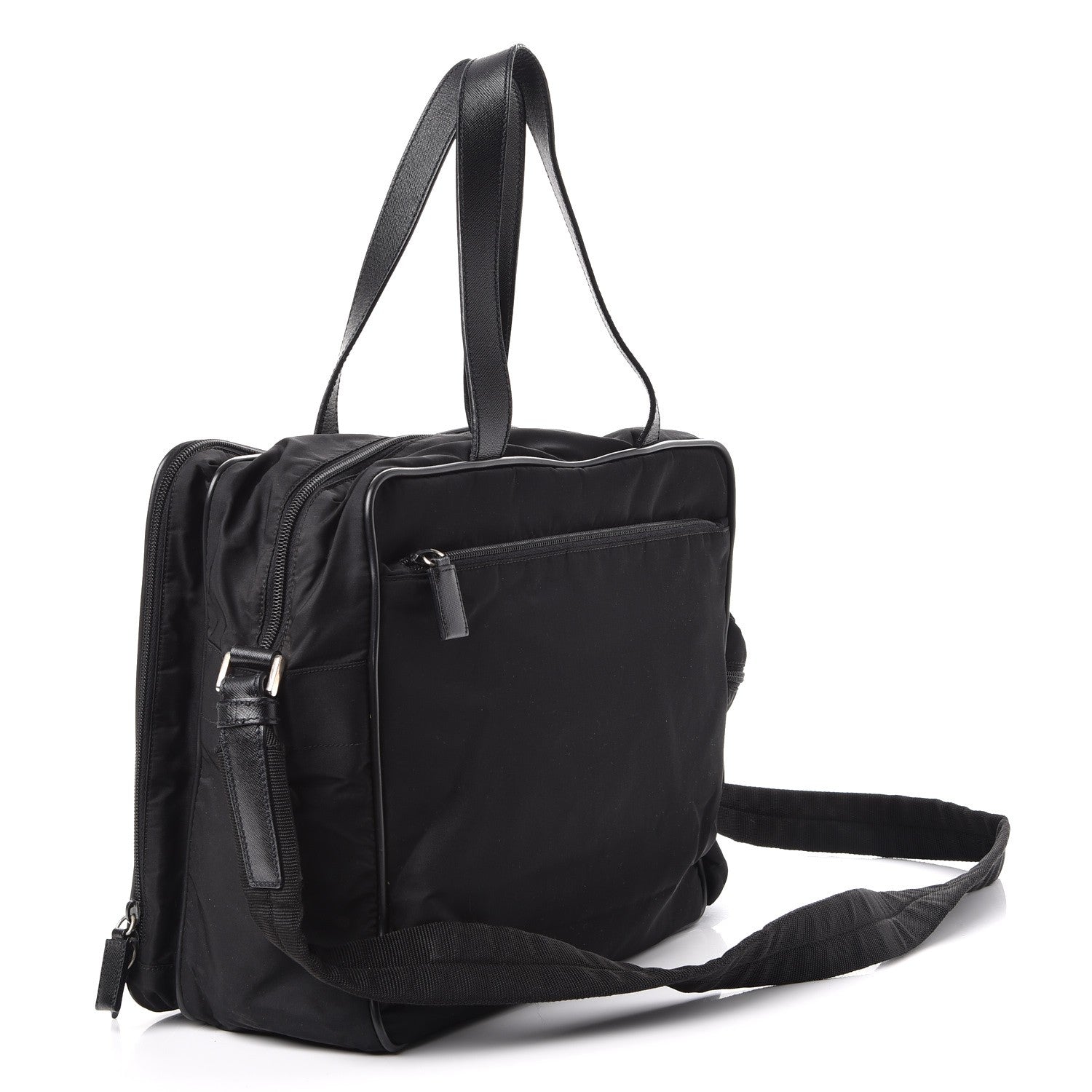 Prada Tessuto Nylon Vela Diaper Bag Black 3 of 9
