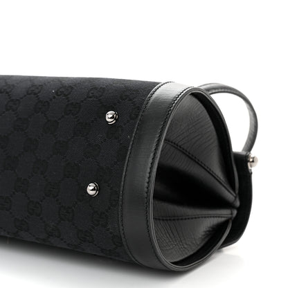 Gucci Monogram Bamboo Bullet Bag Black 10 of 10