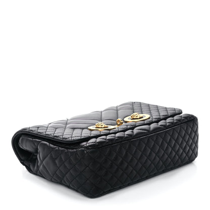 Versace Nappa Quilted Icon Shoulder Bag Black 4 of 15