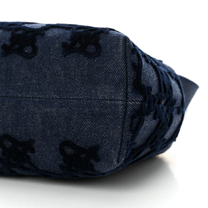 Fendi Denim Karligraphy Embroidered Medium Fendi First Blue 10 of 10