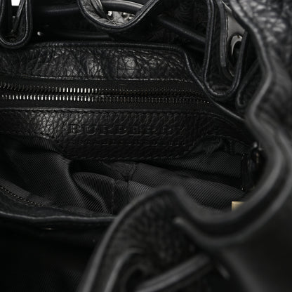 Burberry Calfskin Mason Warrior Studded Hobo Black 6 of 14