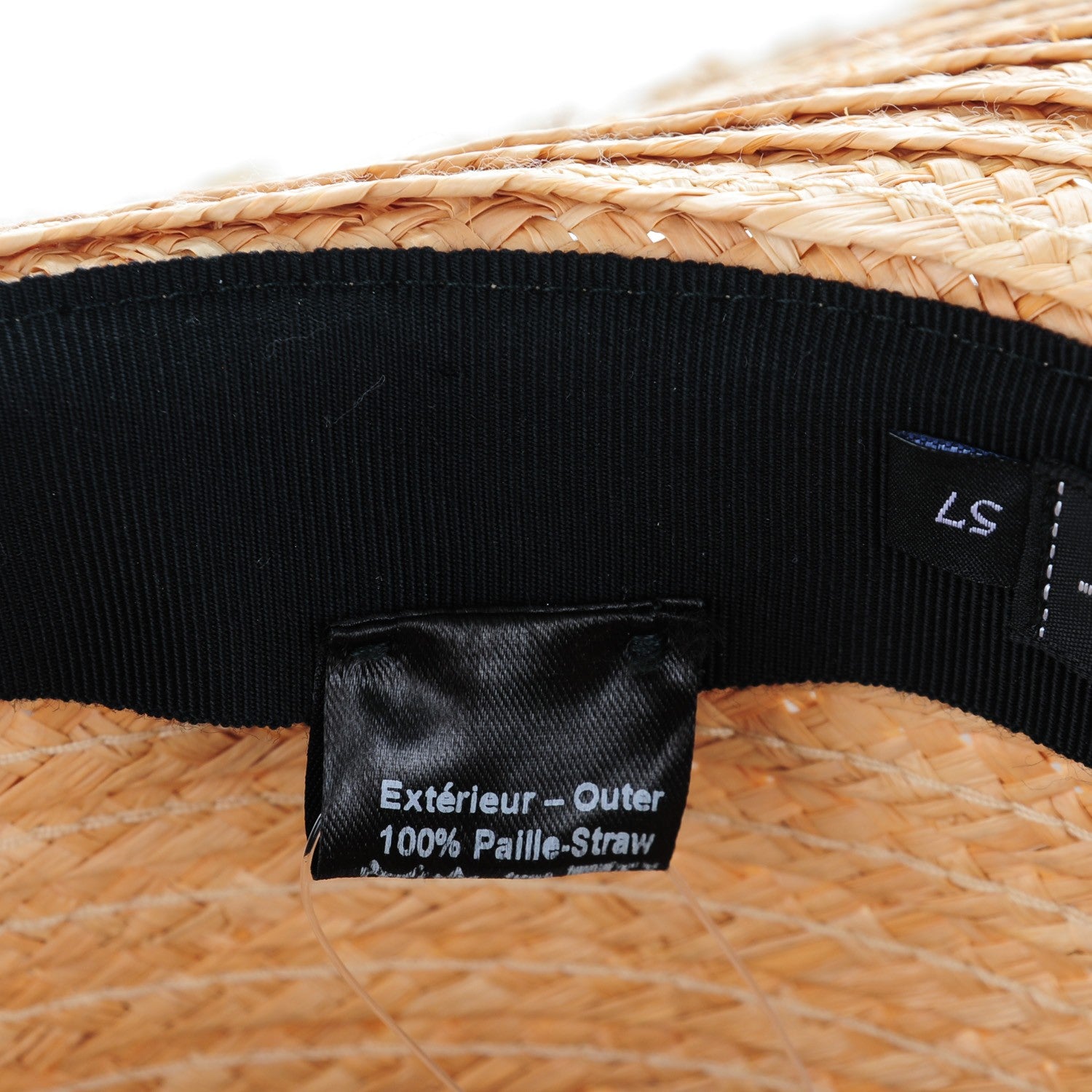 Chanel Straw CC Floppy Hat 57 Beige 7 of 7