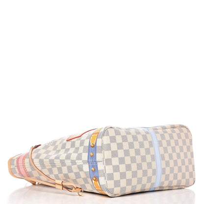 Louis Vuitton Damier Azur Summer Trunks Neo Neverfull MM 4 of 8