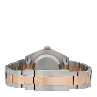 Rolex Stainless Steel 18K Everose Gold Diamond 28mm Oyster Perpetual Datejust Watch Chocolate 279381RBR 3 of 5