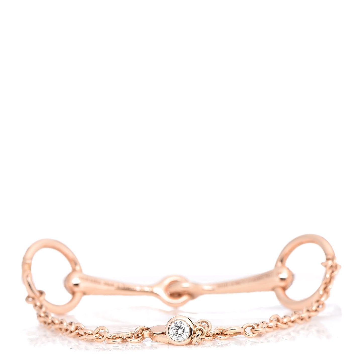18K Rose Gold Diamond Filet d'Or TPM Bracelet SH