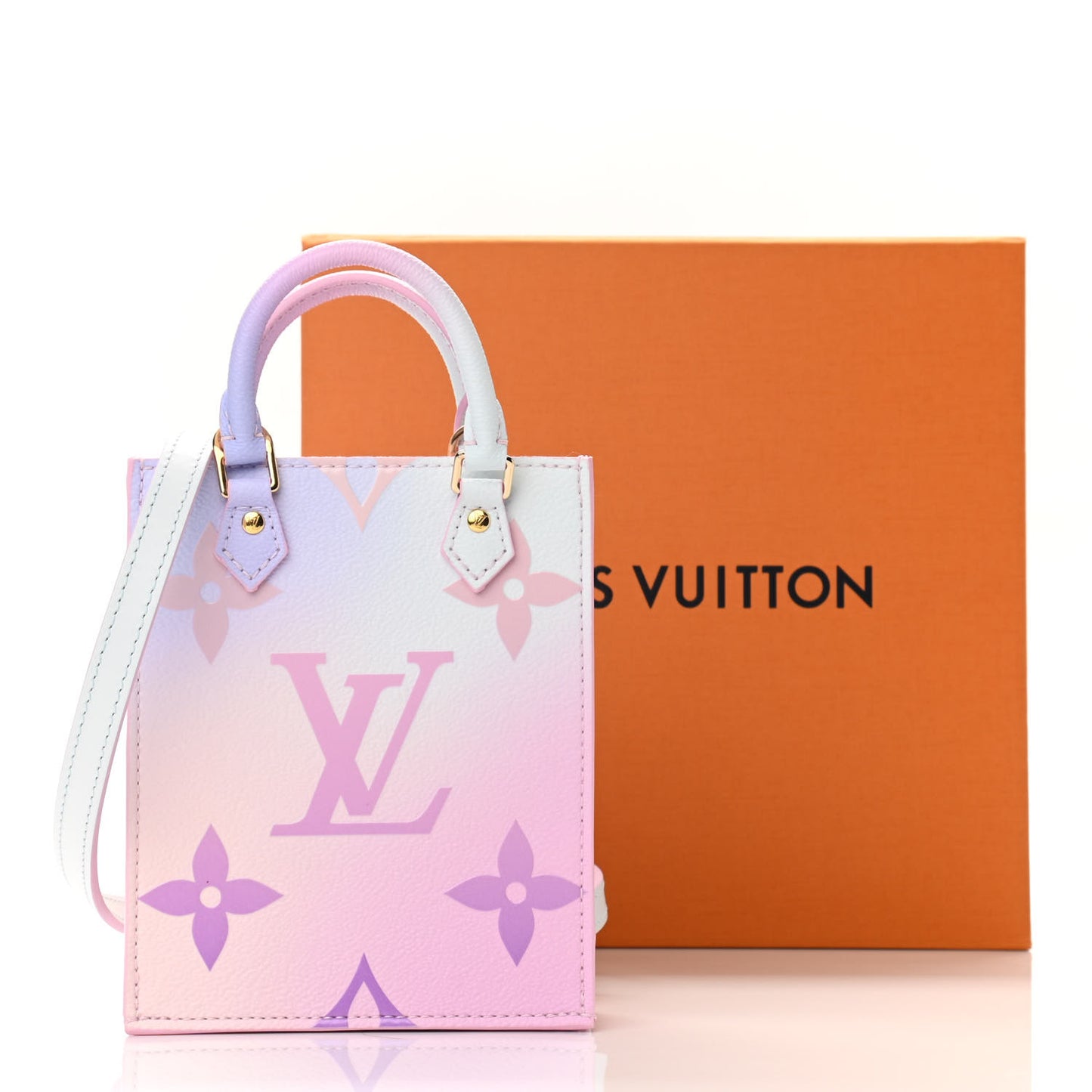 Monogram Giant Spring In The City Petit Sac Plat Sunrise Pastel