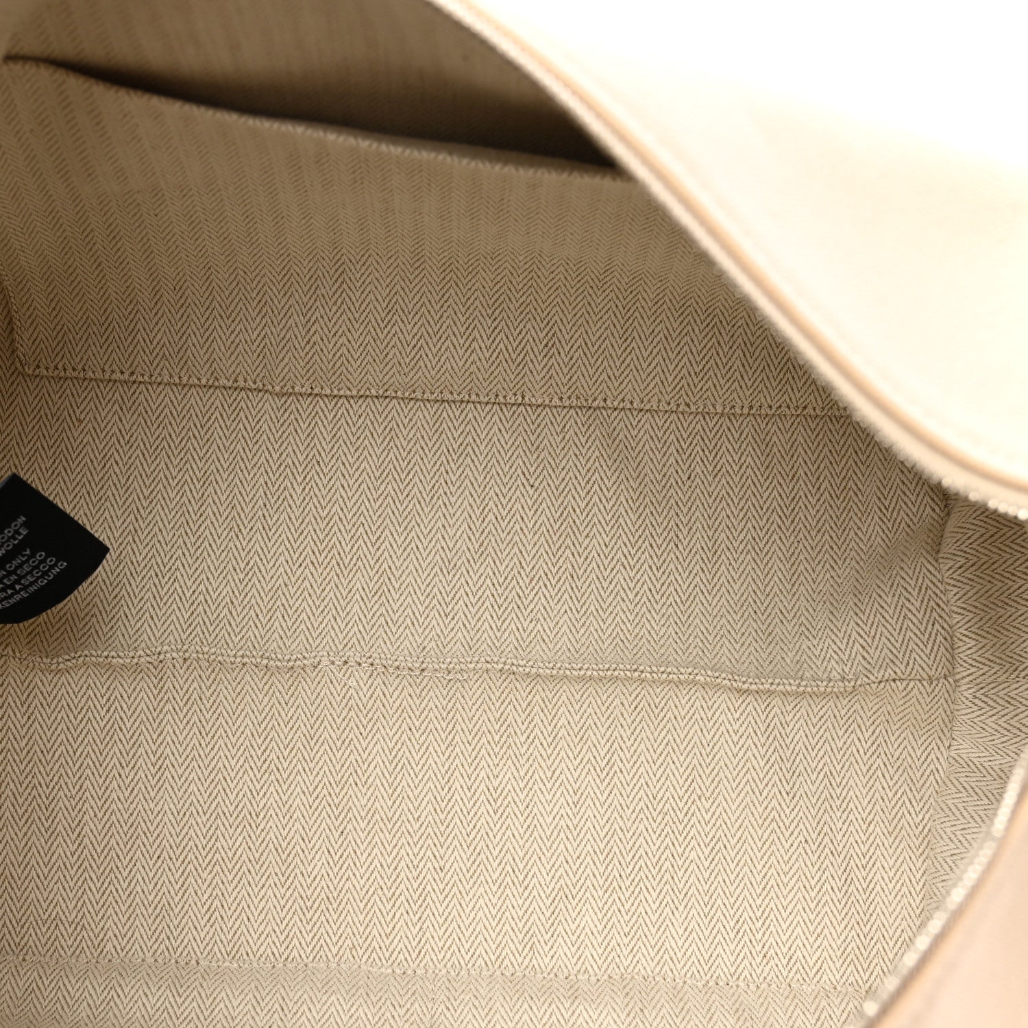 Hermes Canvas Large Bride-A-Brac Pouch Natural 5 of 6