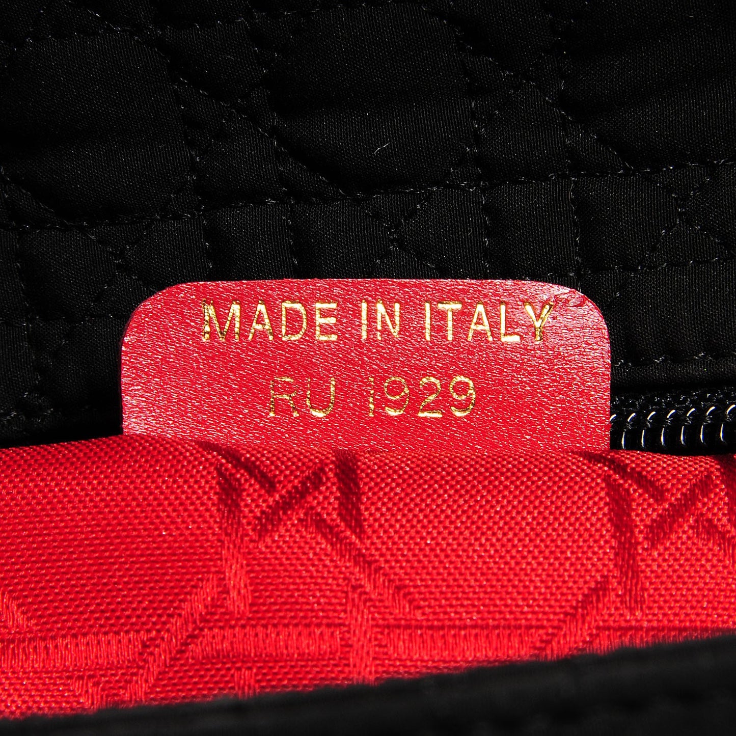 Nylon Cannage Large Lady Dior Black