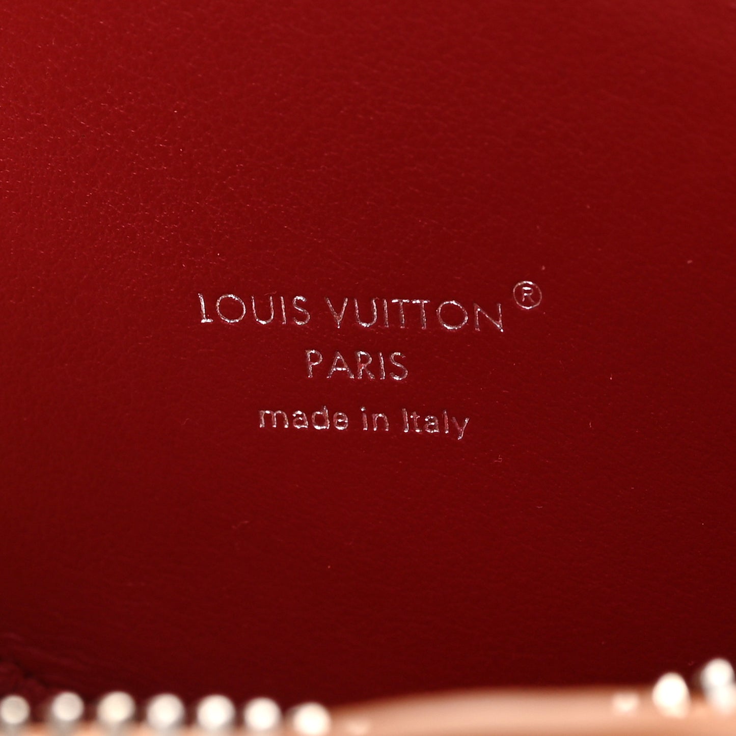 Calfskin Monogram LV Taiyaki Bag Charm Beige