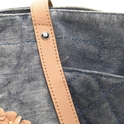 Chanel Denim CC Flower Tote Blue 20 of 20