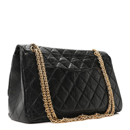 Chanel Aged Calfskin Quilted 2.55 Reissue 227 Flap Black 3 of 10