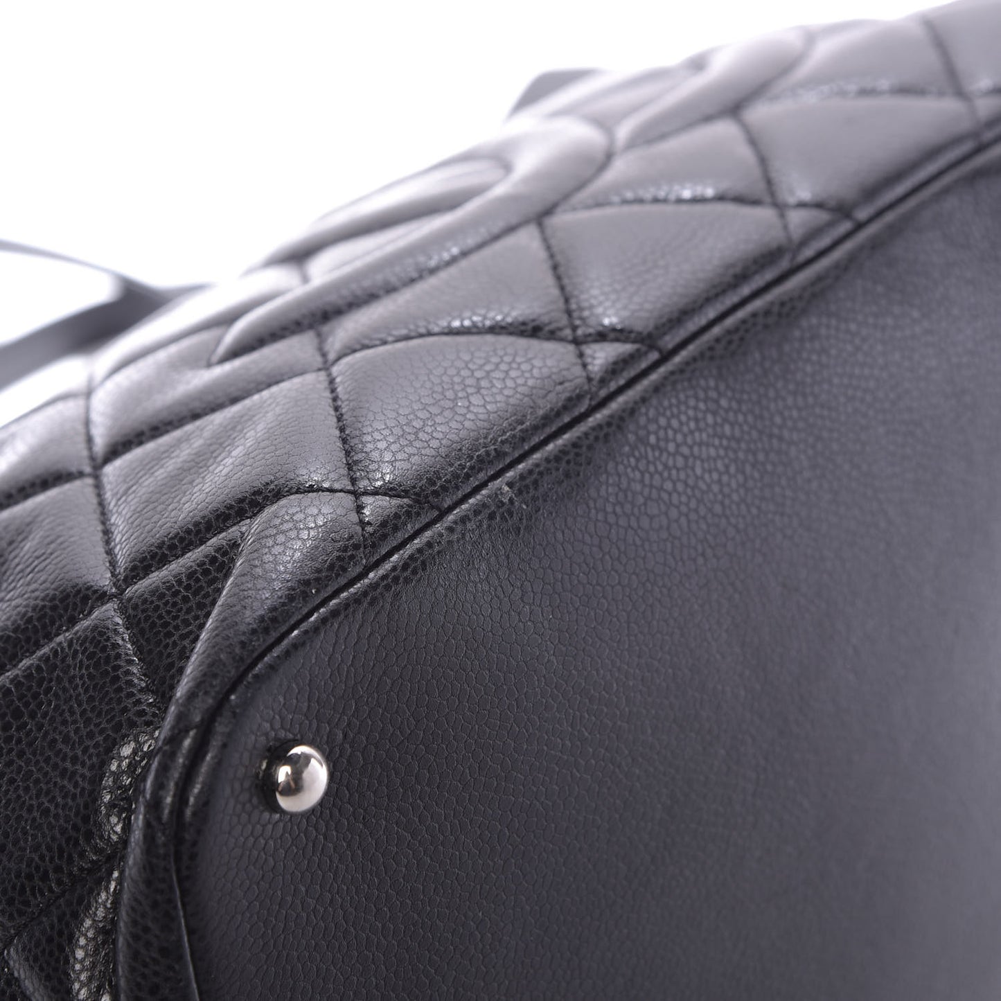 Caviar Quilted Timeless CC Soft Tote Black