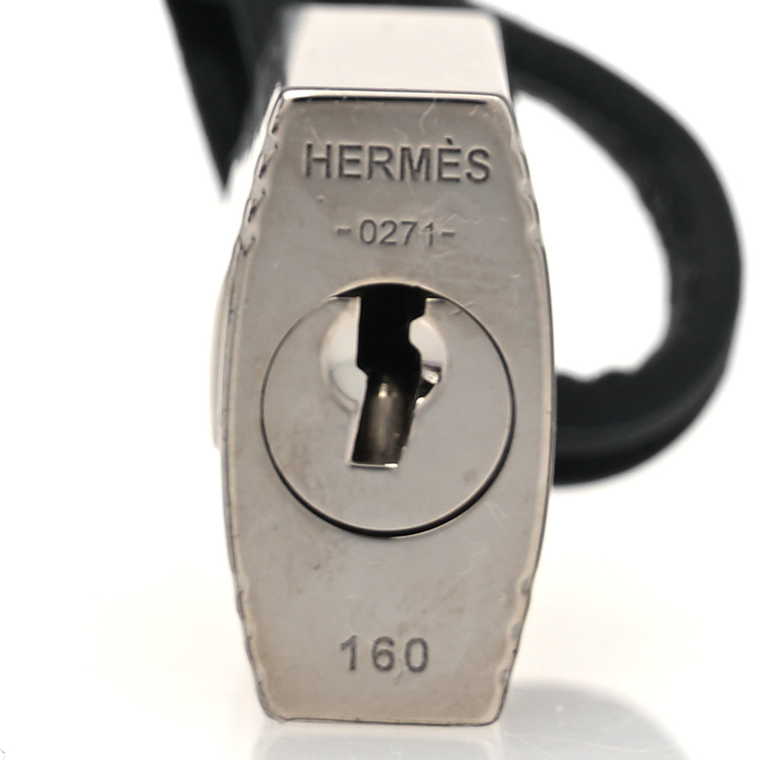 Hermes Swift Lock and Key Clochette Set Black 3 of 5