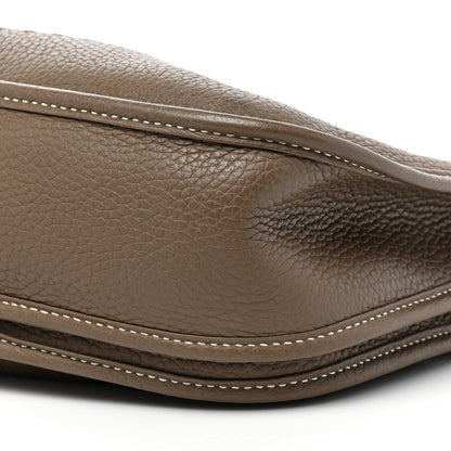 Hermes Taurillon Clemence Evelyne III PM Etoupe 8 of 8