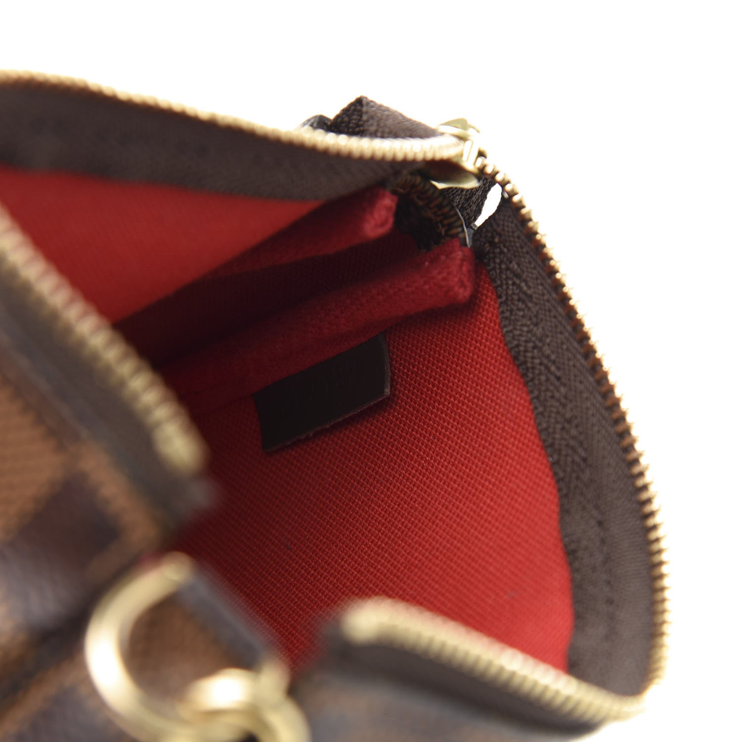 Louis Vuitton Damier Ebene Mini Pochette Accessories 6 of 9