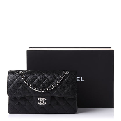 Chanel Caviar Quilted Small Double Flap Black 11 of 11