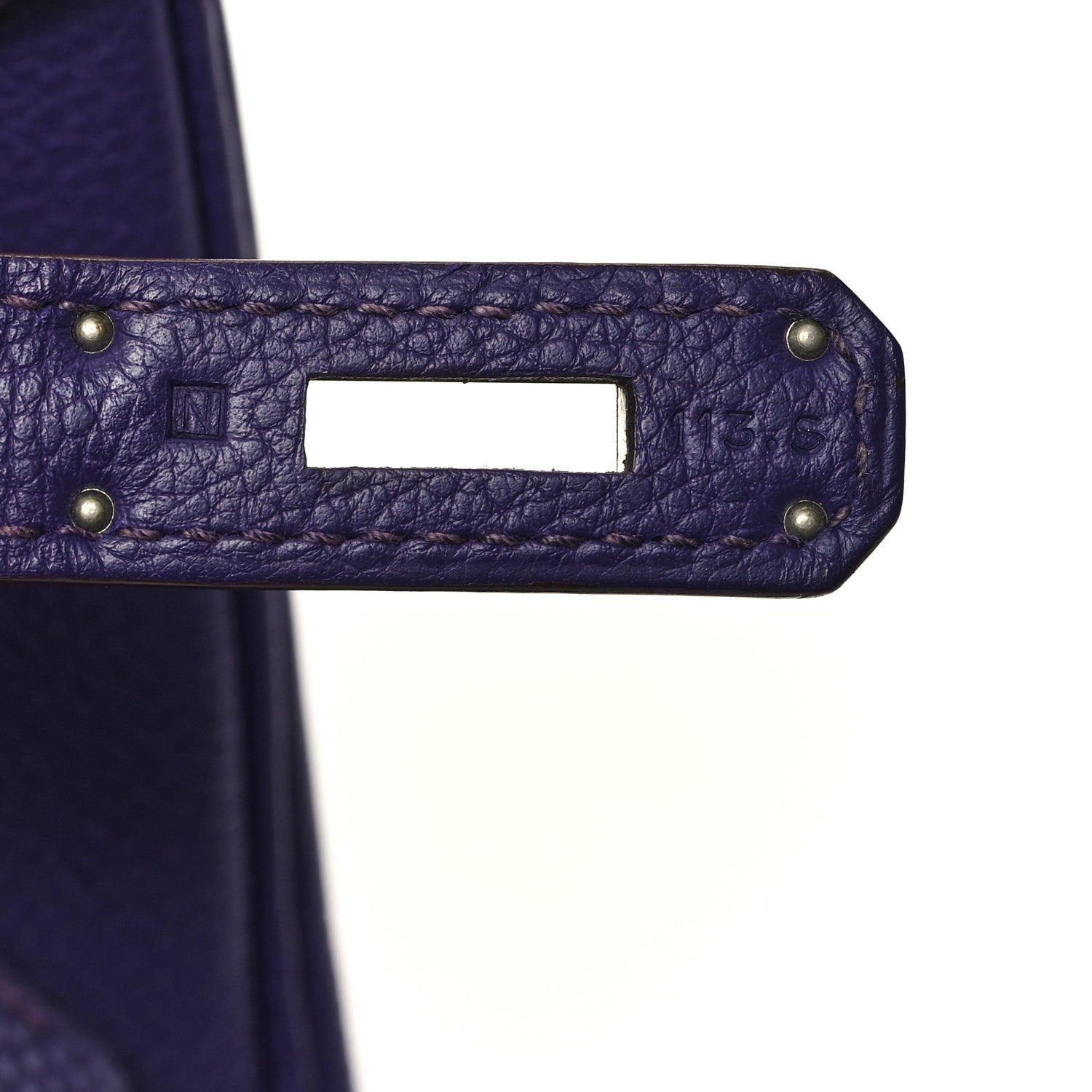 Hermes Togo Birkin 35 Iris 7 of 12