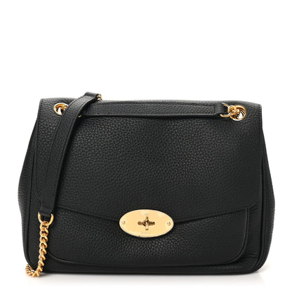 Mulberry Heavy Grained Calfskin Darley Satchel Black 1 of 9