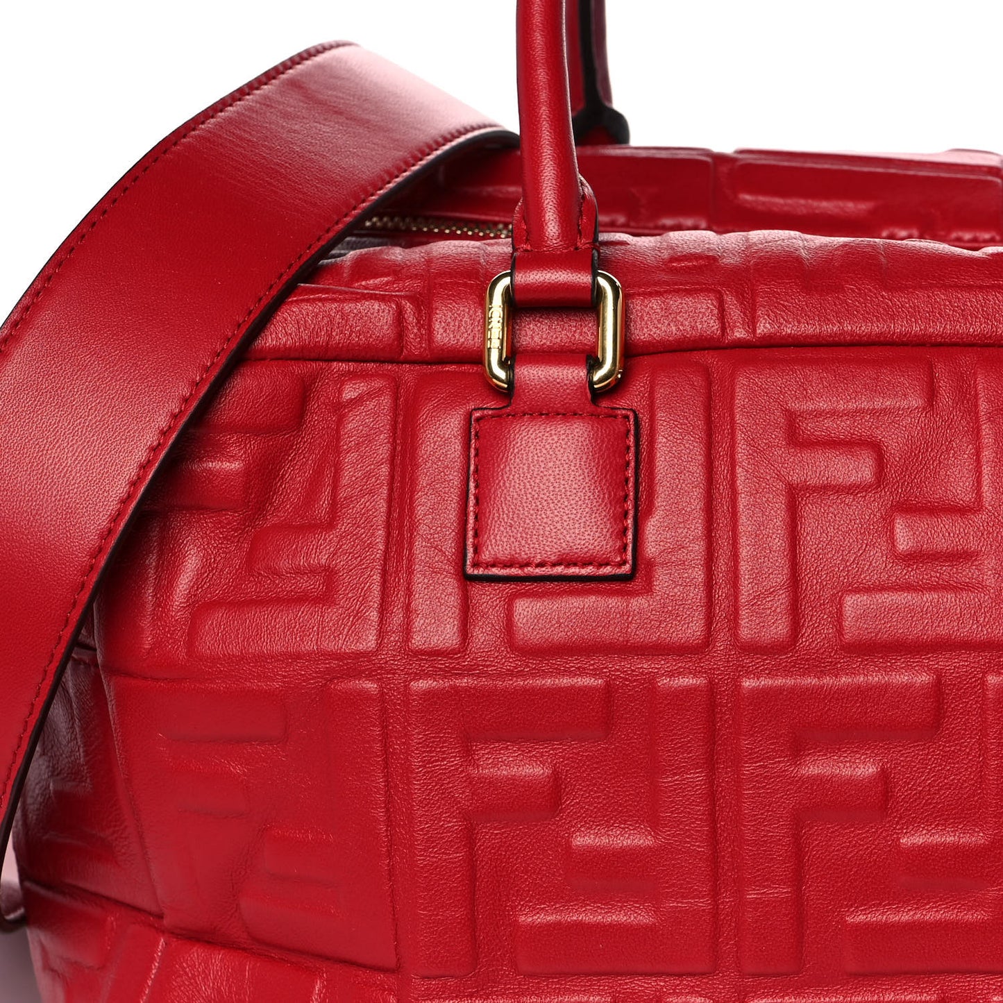 Nappa FF 1974 Embossed Small Boston Fragola