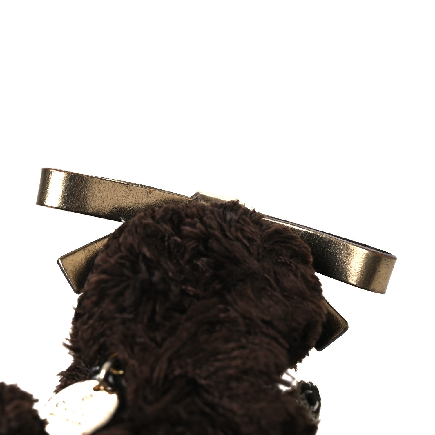 Gucci GG Supreme Monogram Lulu French Poodle Bag Charm Brown 5 of 5