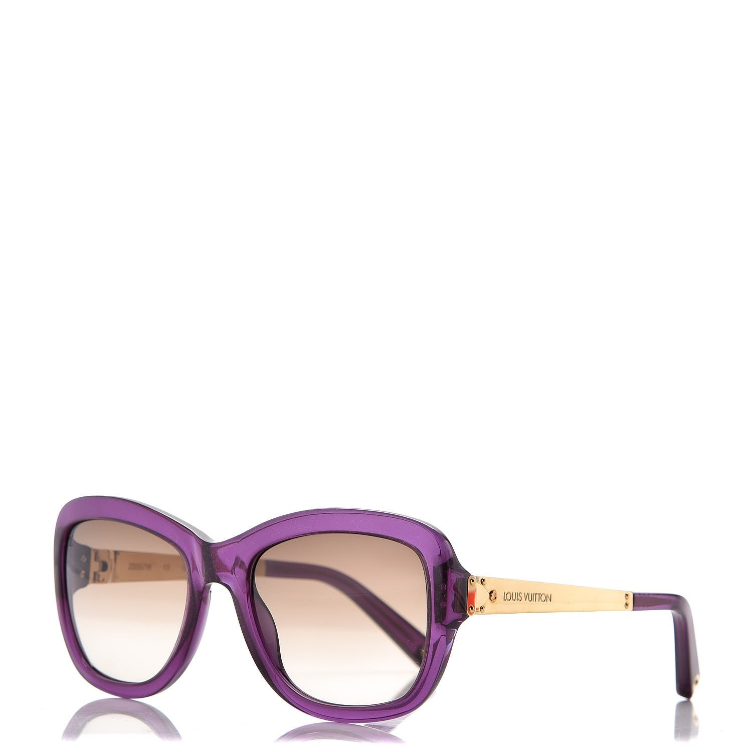 Louis Vuitton Petit Soupcon Sunglasses Z0557W Violet Speckling 1 of 7